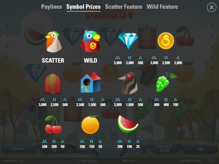 Стандартные символы