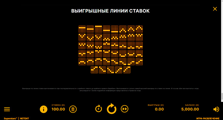 Линии ставок