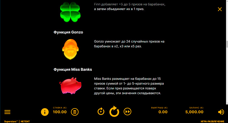 Игровые символы автомата