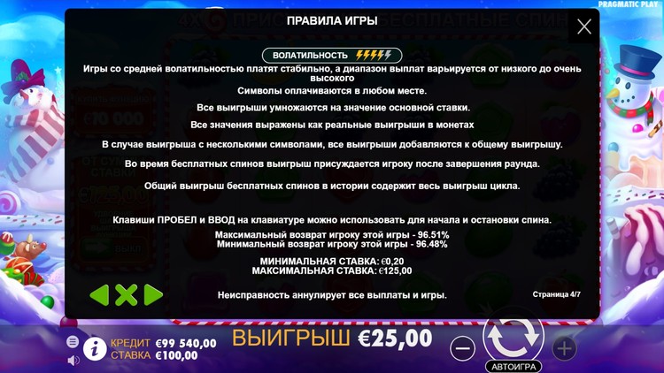 Правила видеослота