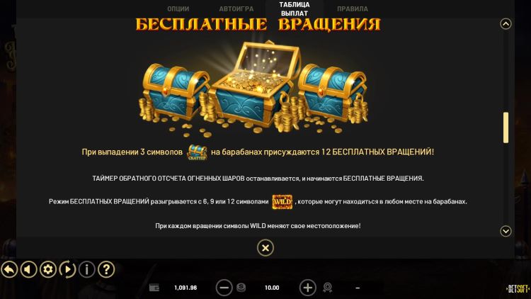 Бесплатные вращения