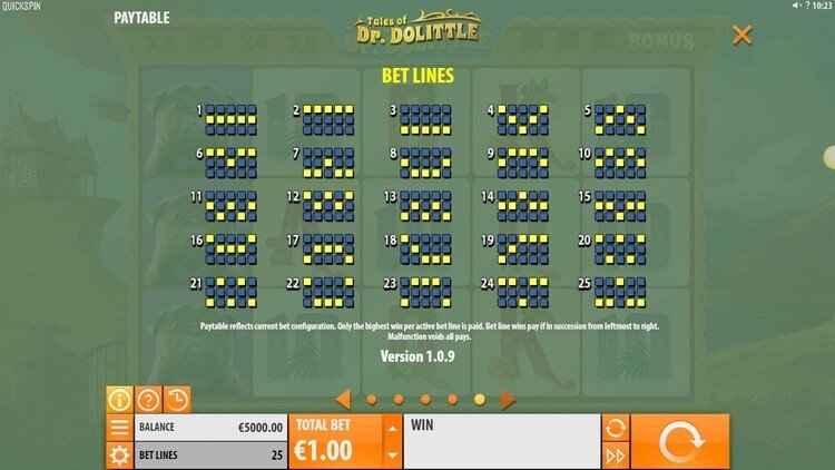 Линии выплат