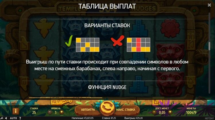 Линии выплат