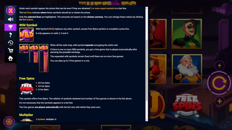 Игровые символы слота