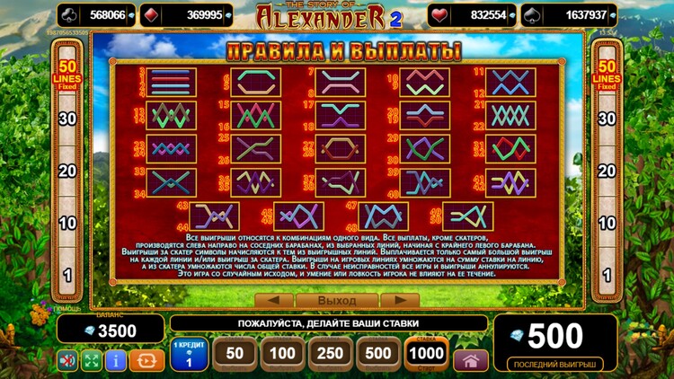 Линии ставок