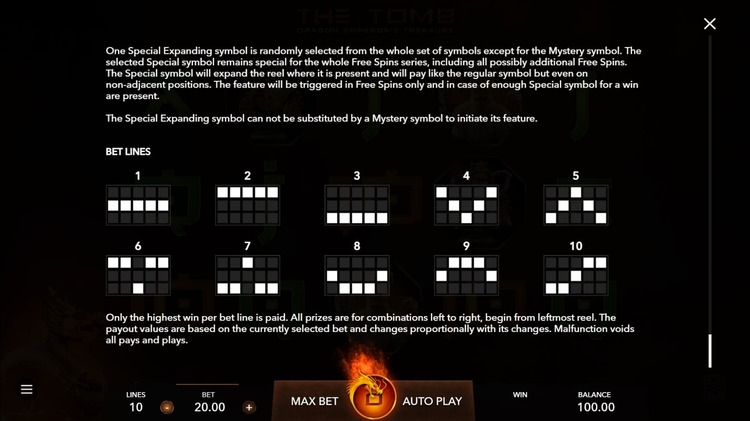 Линии выплат