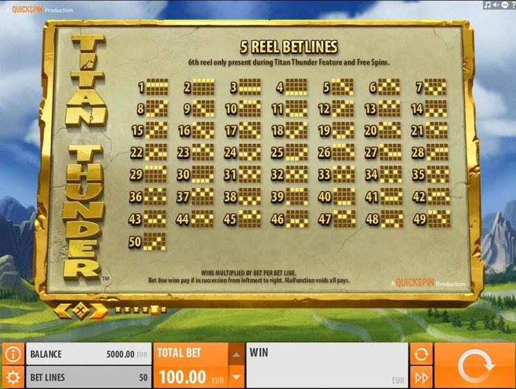 Линии выплат