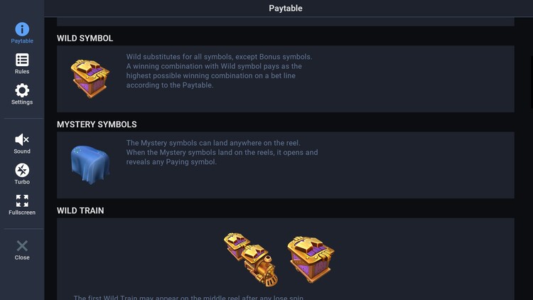 Игровые символы слота