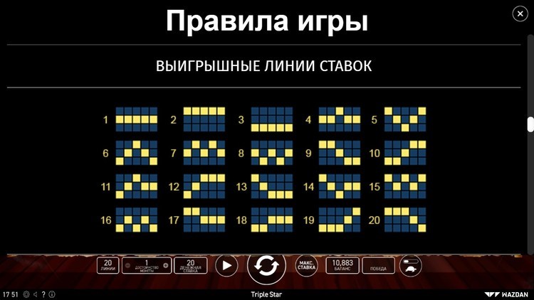 Линии выплат