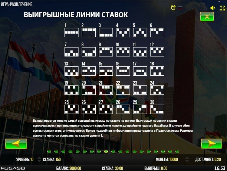 Линии ставок