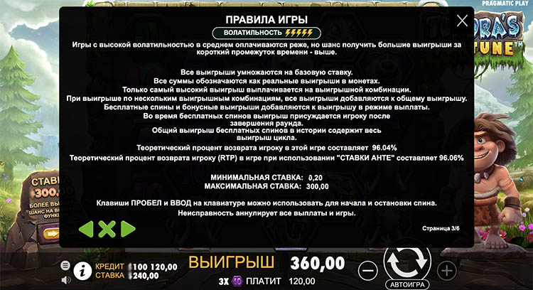 Правила видеослота