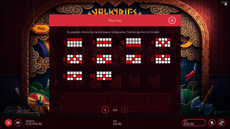 Линии выплат