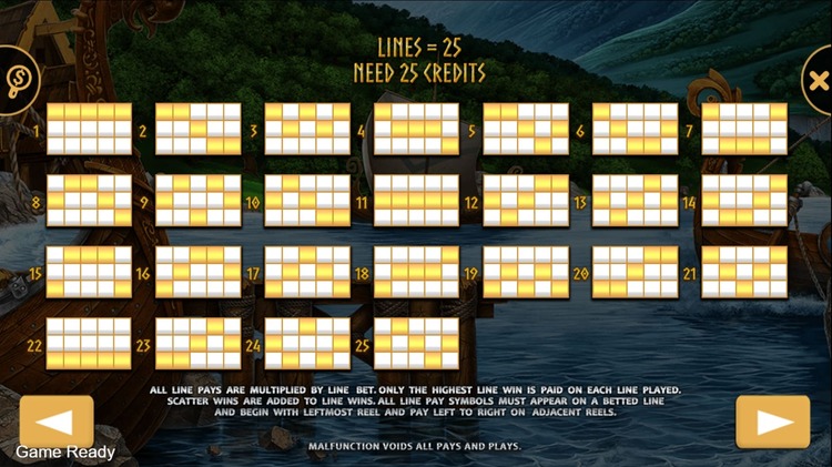 Линии выплат