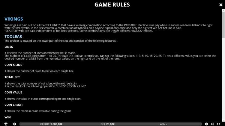 Правила видеослота