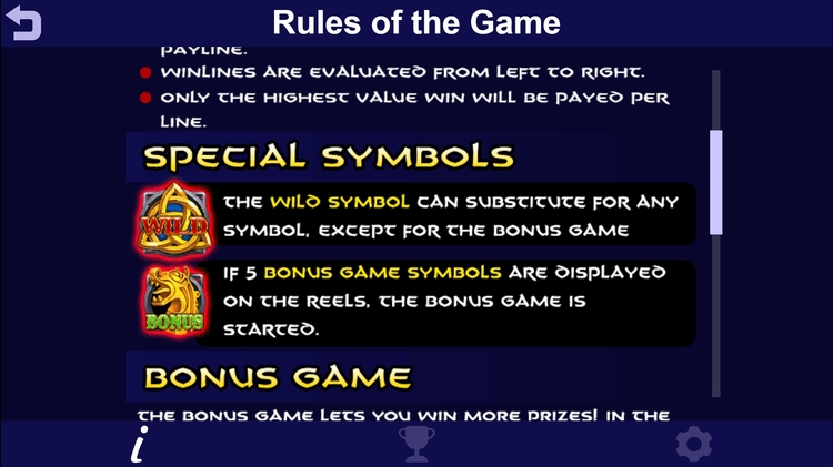 Игровые символы слота