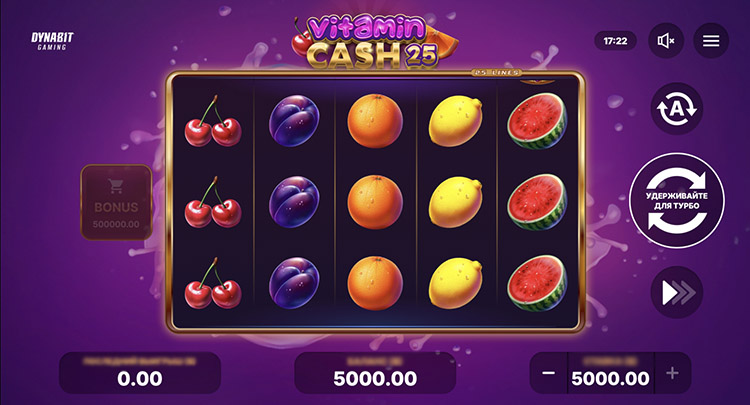 Заставка слота