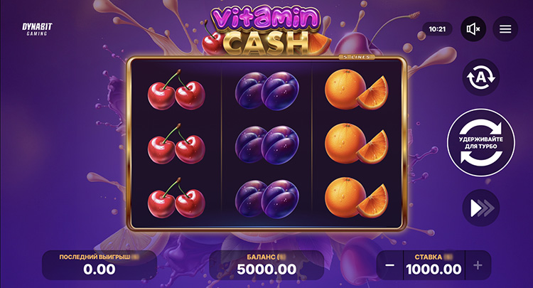 Заставка слота