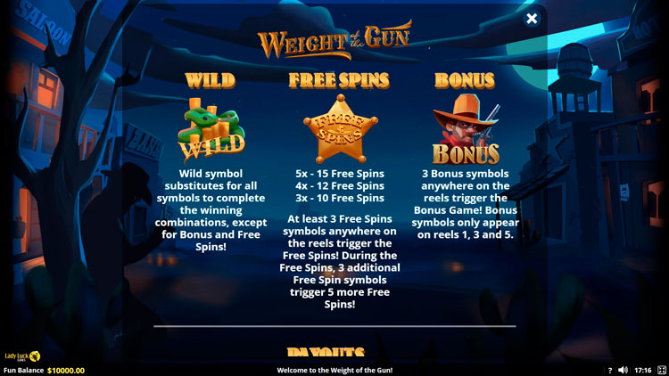 Игровые символы слота