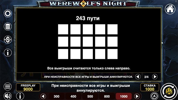 Линии выплат