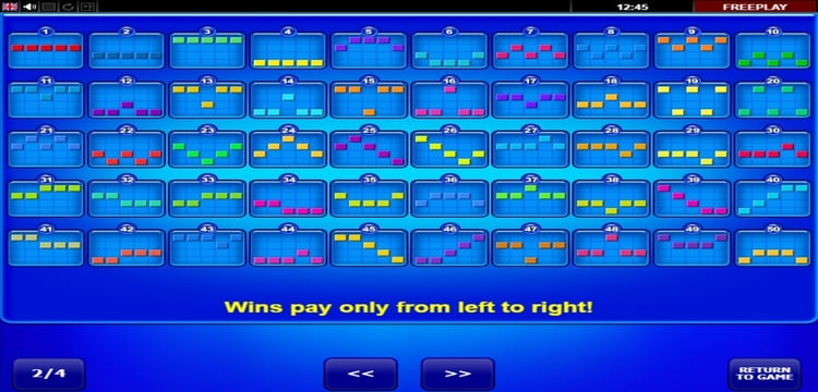 Линии выплат