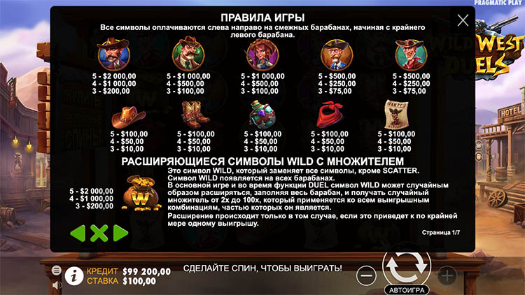 Стандартные символы