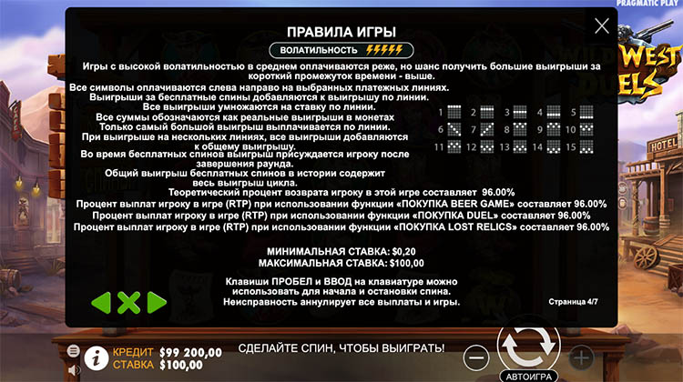 Линии выплат