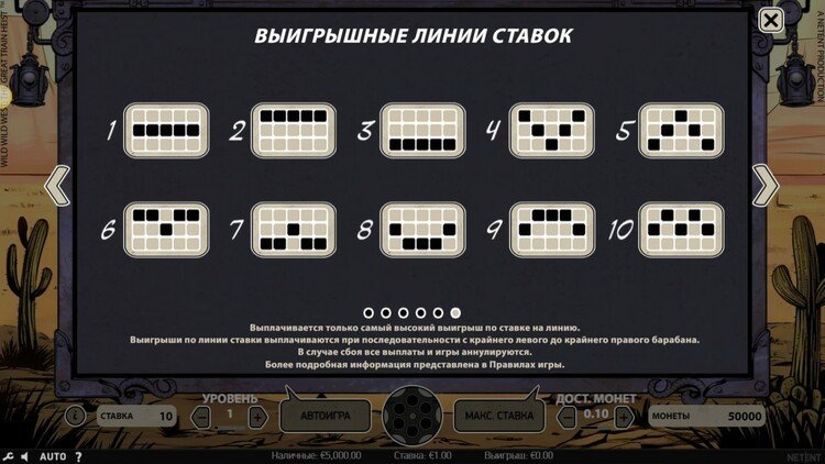 Линии выплат