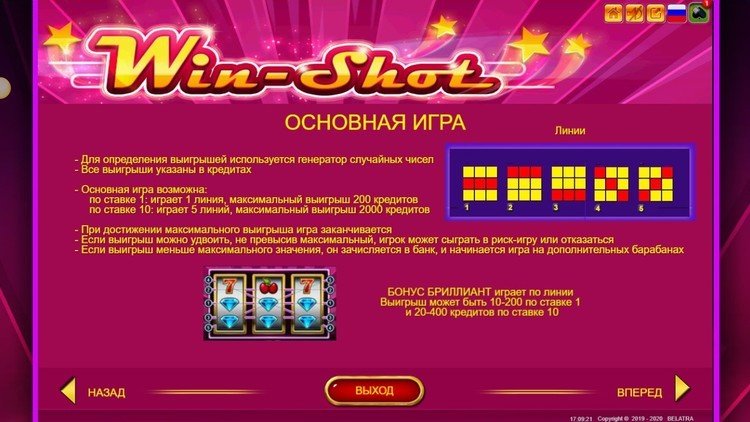 Линии выплат