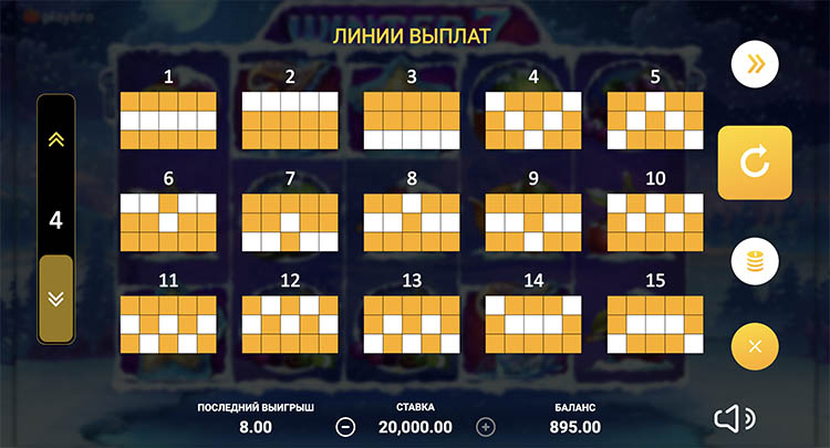 Линии выплат