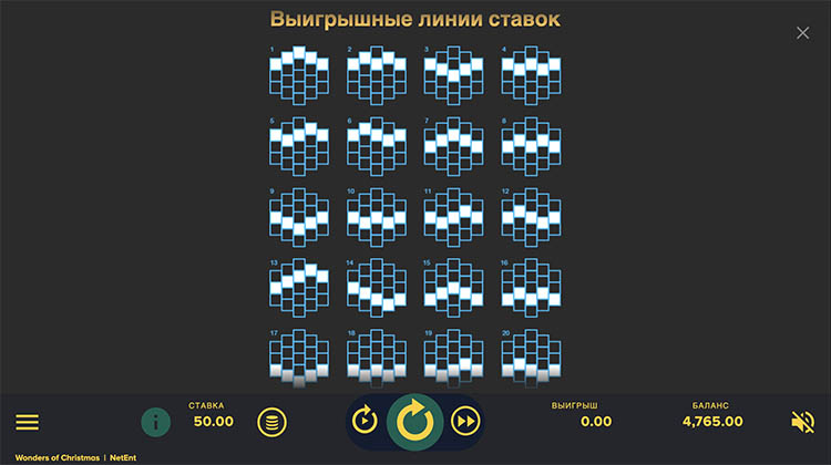 Линии выплат