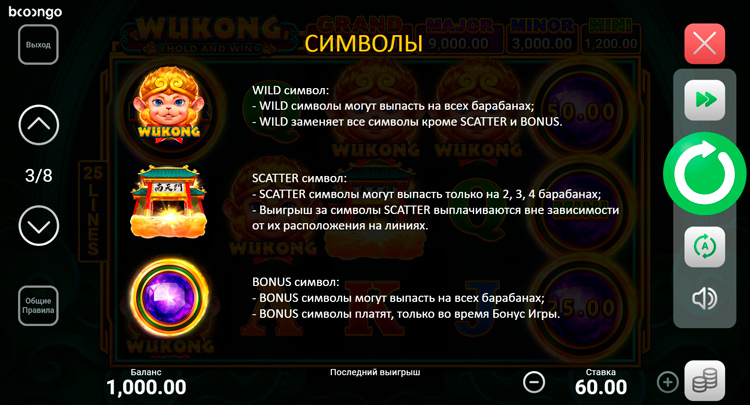 Игровые символы автомата