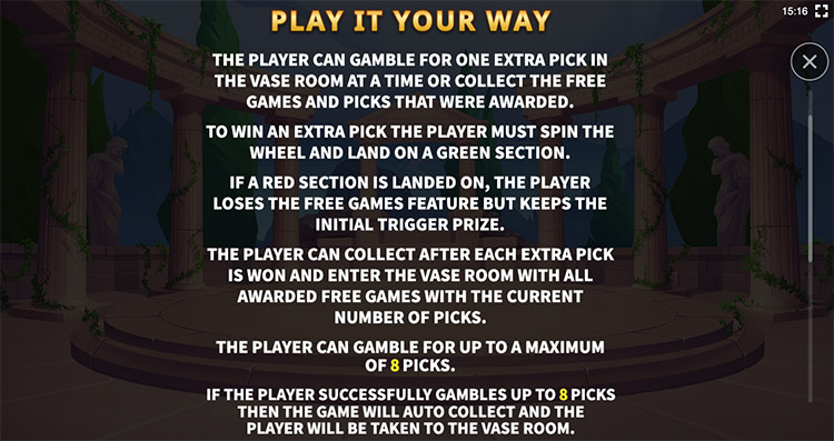 Настройки слота