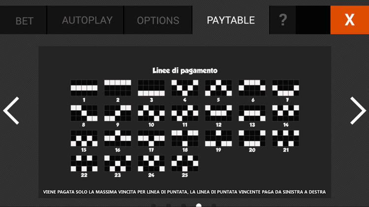 Линии выплат