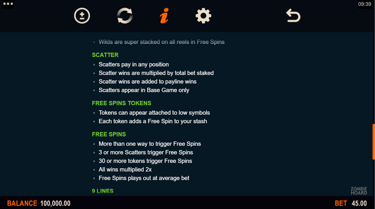 Правила видеослота