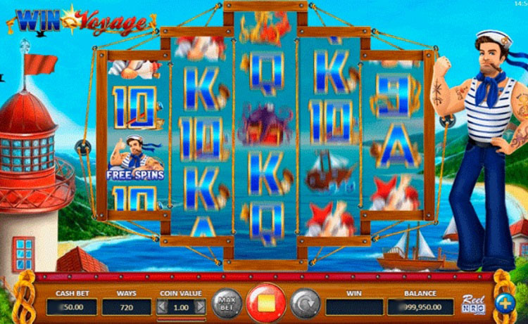 Геймплей слота Win Voyage