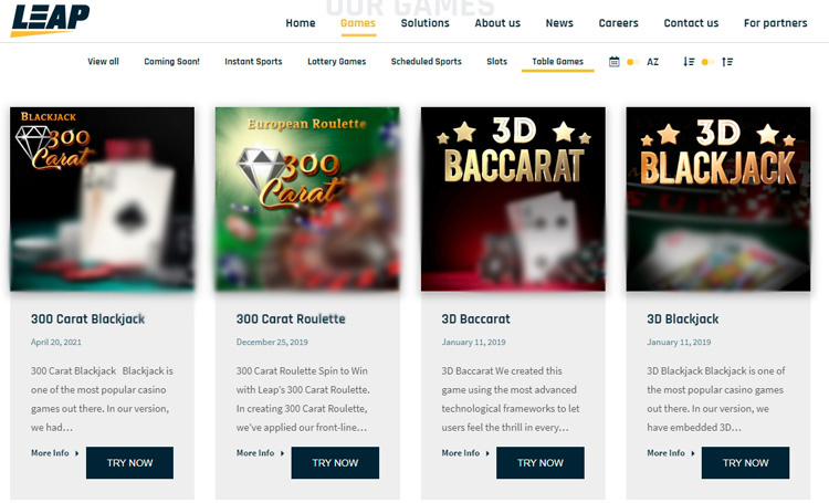 Настолки Leap Gaming