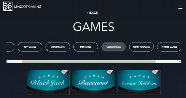 Карточные игры на сайте производителя