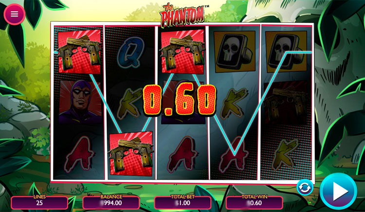 Выигрыш в автомате The Phantom