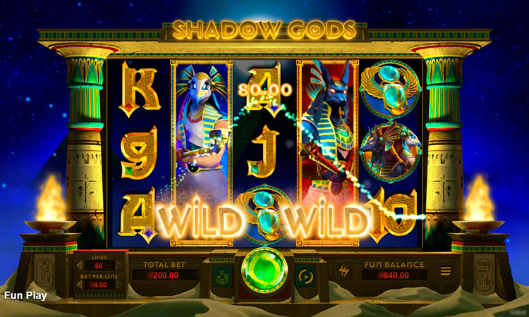 Выигрыш в слоте Shadow Gods