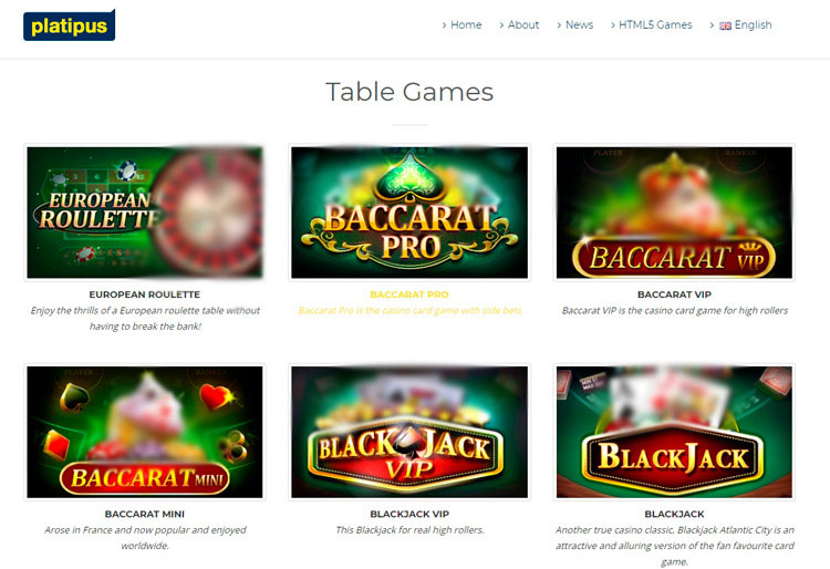 Настольные игры Platipus