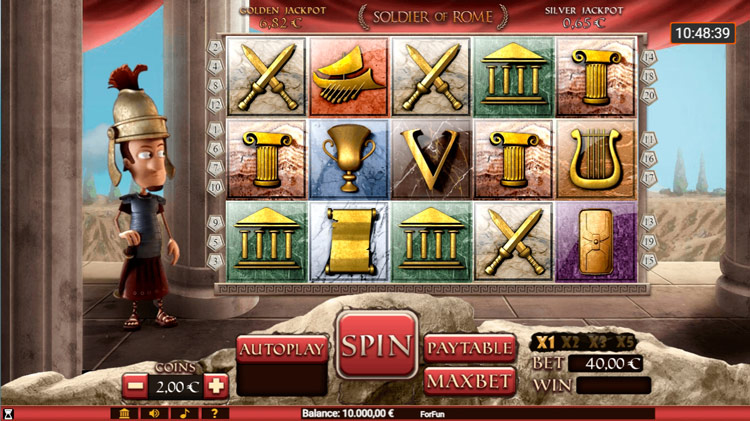 Дизайн игры Soldier of Rome