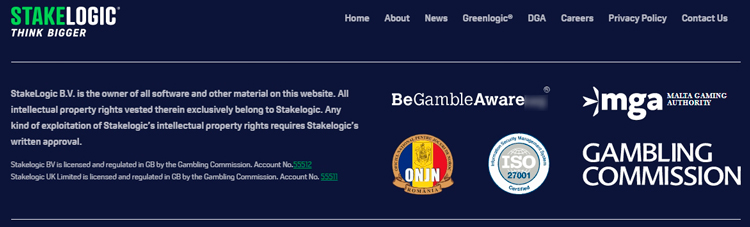 Лицензия Stakelogic