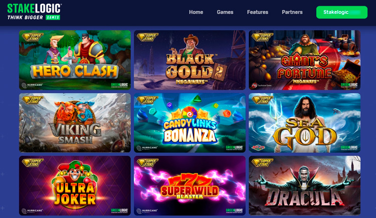 Слоты на сайте Stakelogic