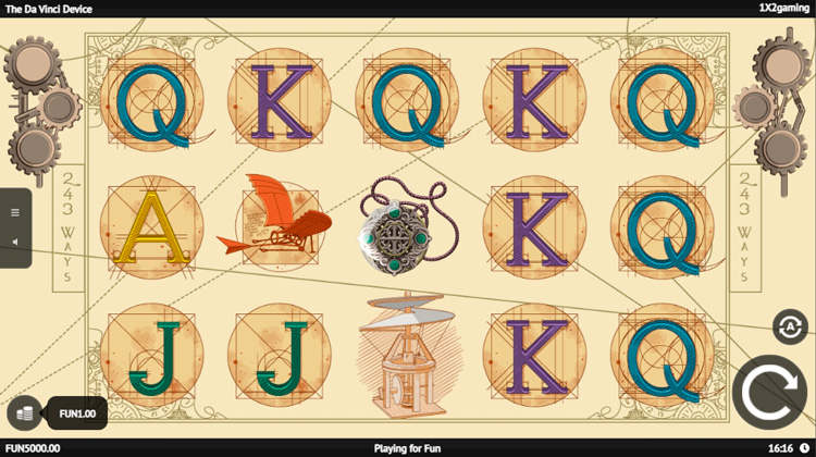 Слот The Da Vinci Device