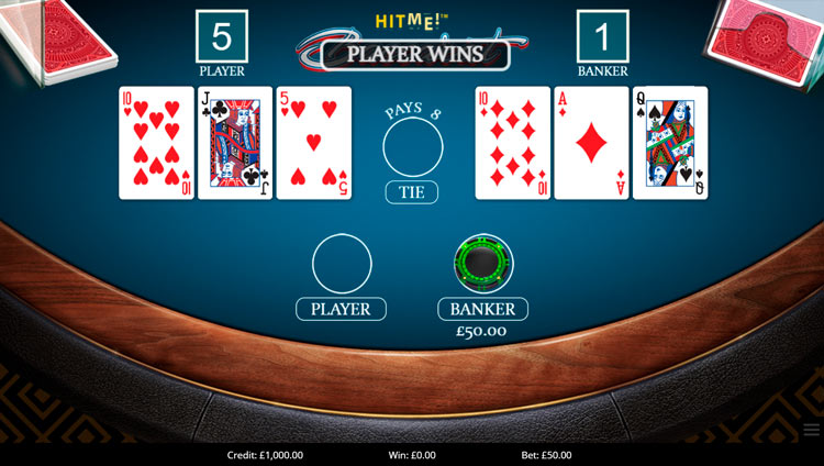 HitMe! Baccarat от Eyecon