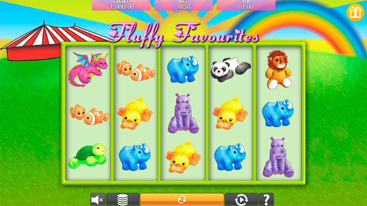 Выигрыш в слоте Fluffy Favorites