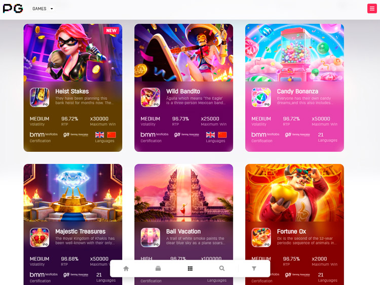 Слоты на сайте разработчика