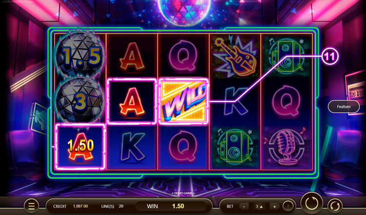 Выигрыш в слоте Golden Disco