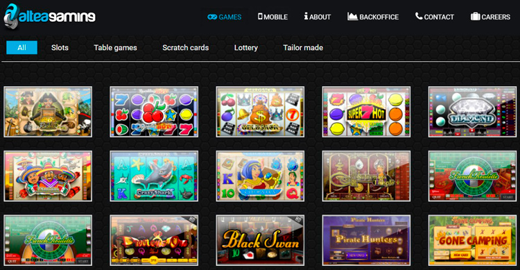 Слоты на сайте AlteaGaming