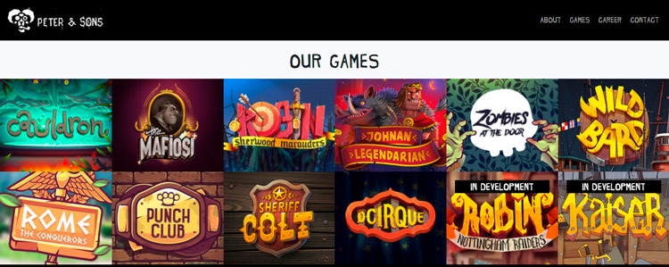 Игровые автоматы Peter & Sons